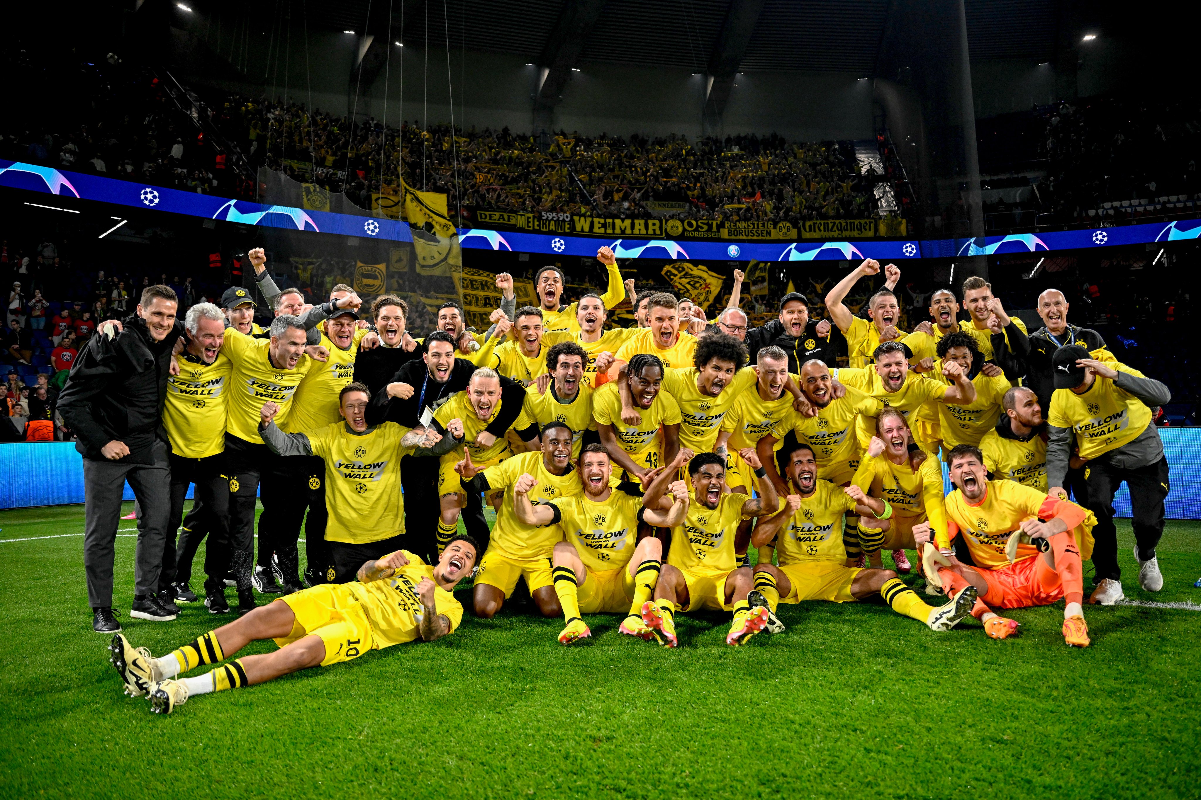 Dortmund stun PSG in Paris to reach Champions League final