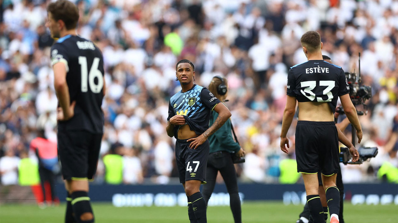 Kompany’s Burnley relegated after defeat to Spurs