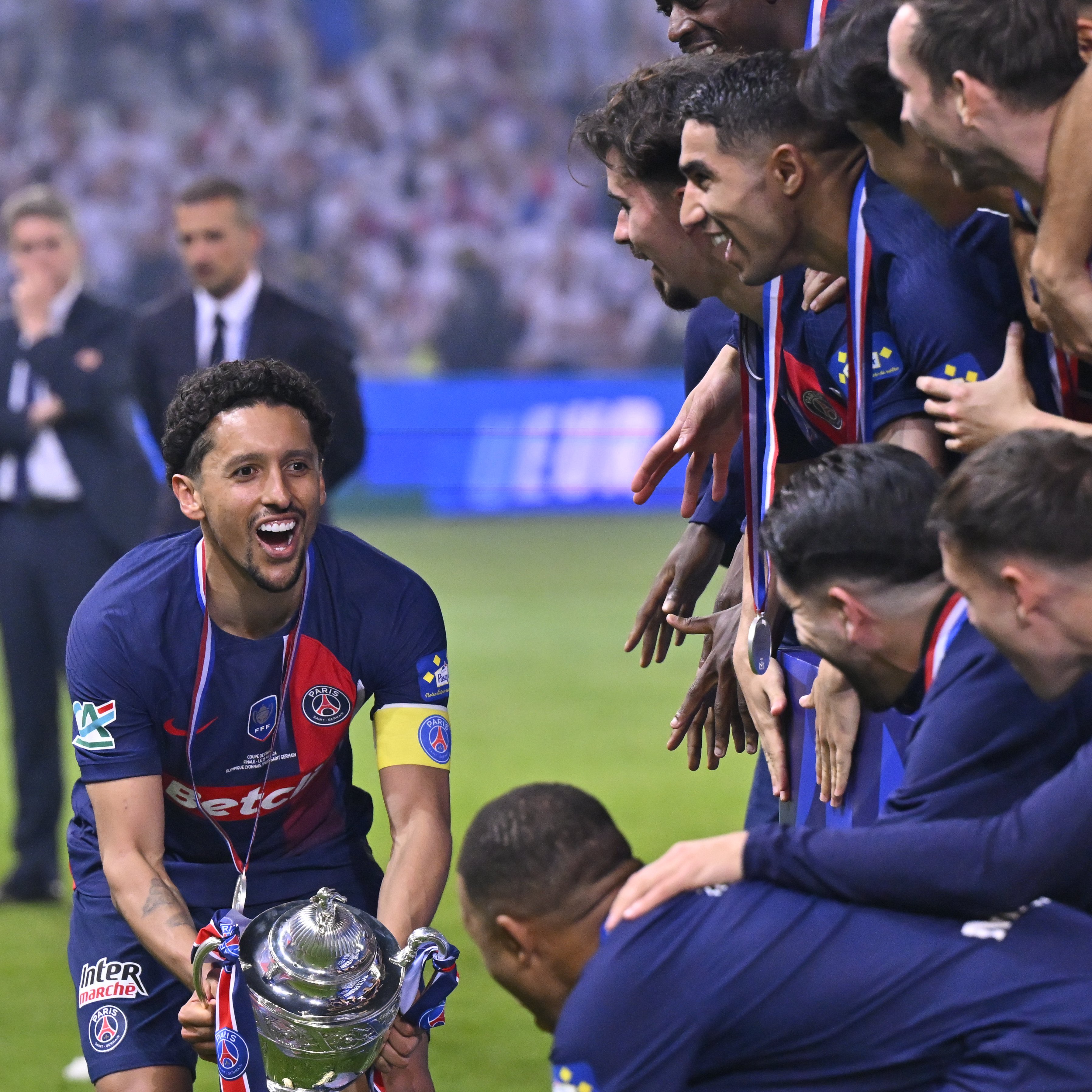 PSG beat Lyon to send off Mbappe with French Cup
