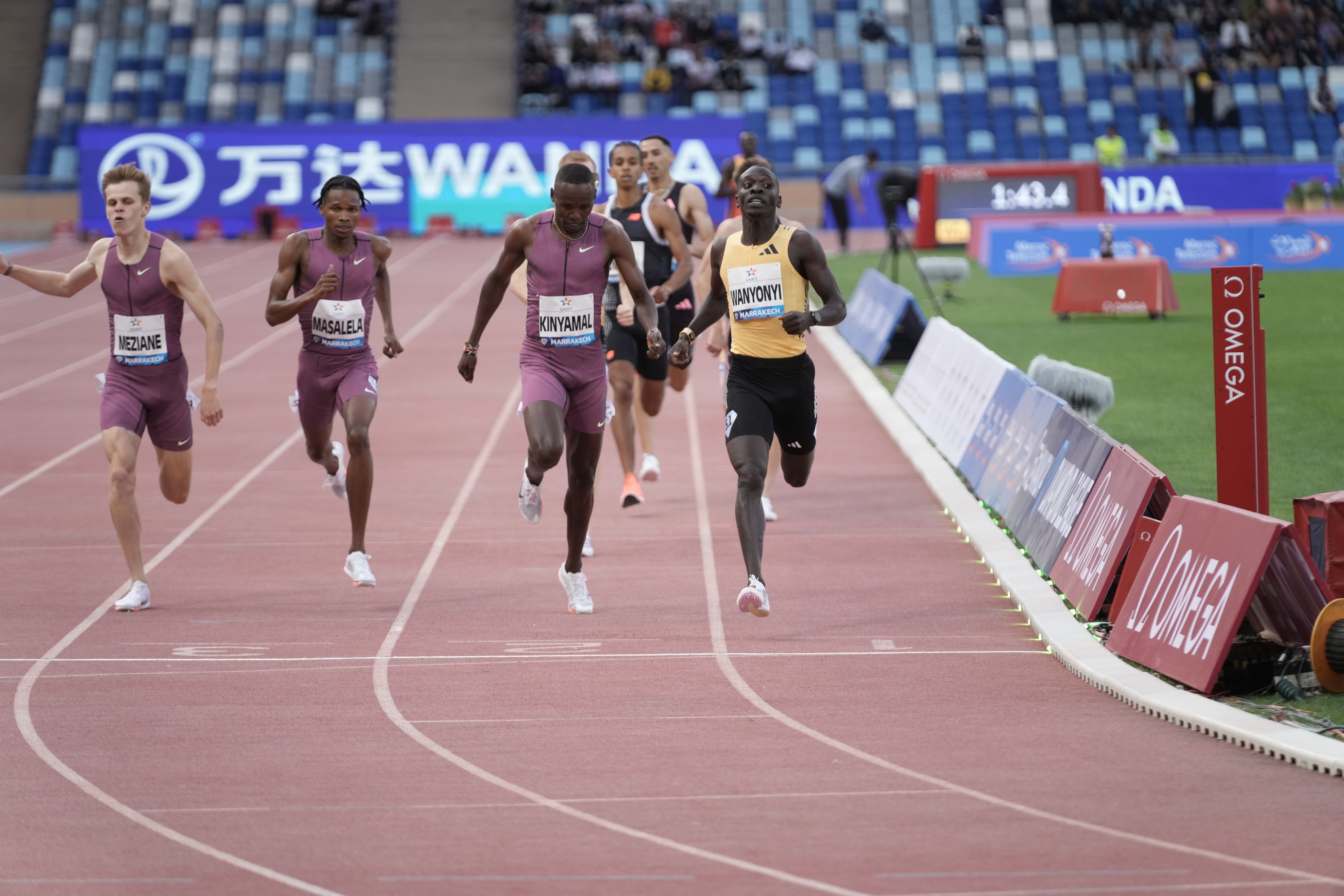 Imperious Wanyonyi storms to victory at Marrakech Diamond League