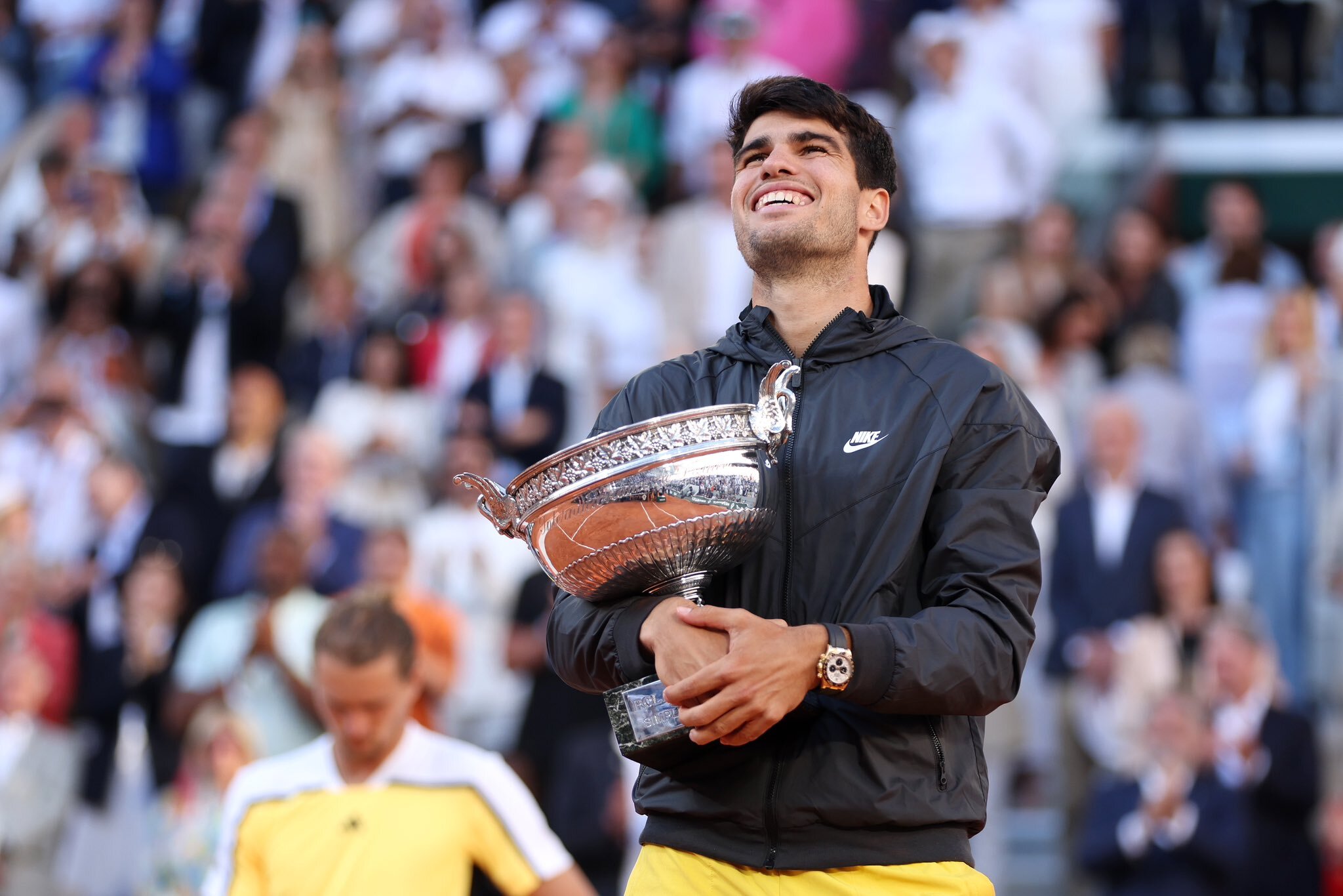 Alcaraz overcomes Zverev to land first French Open title