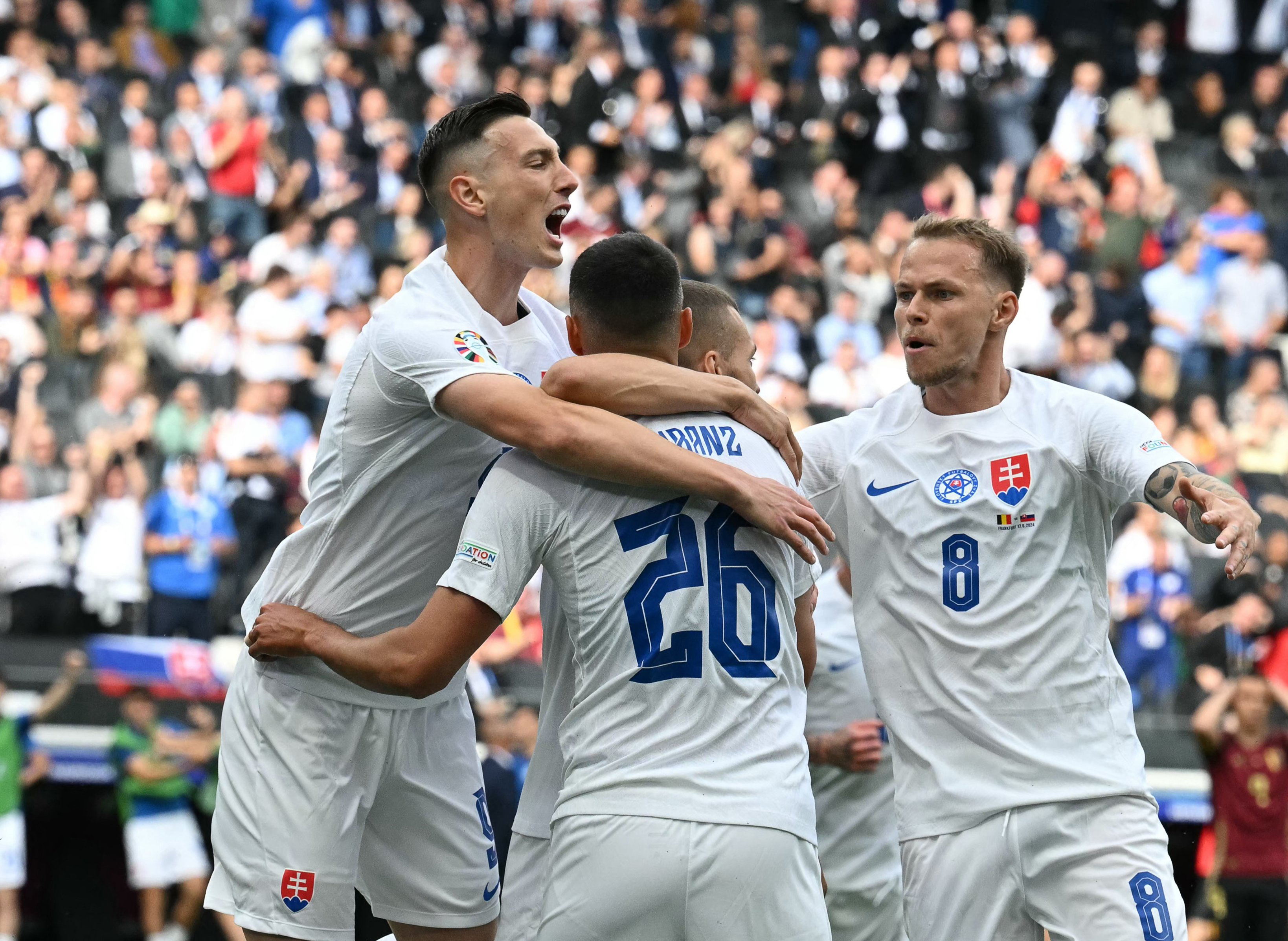 Slovakia stun Belgium as Lukaku is twice denied by VAR