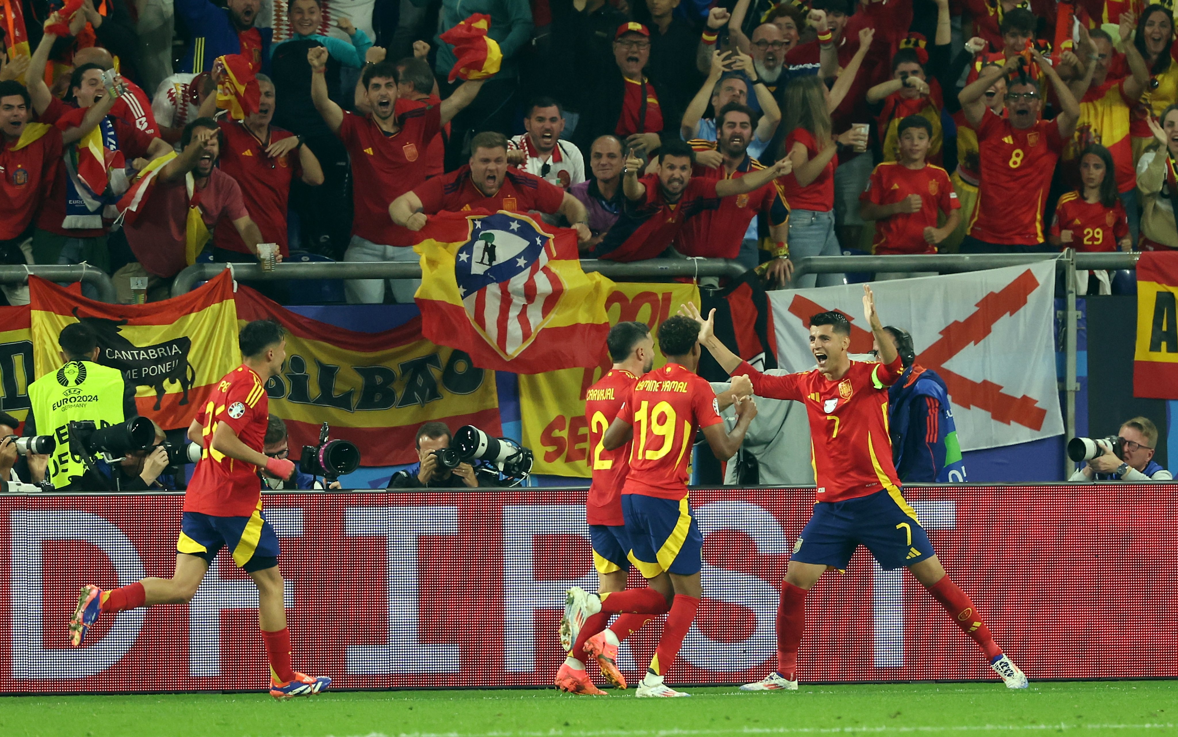 EUROS: Spain progress to knockout phase after slim win over Italy