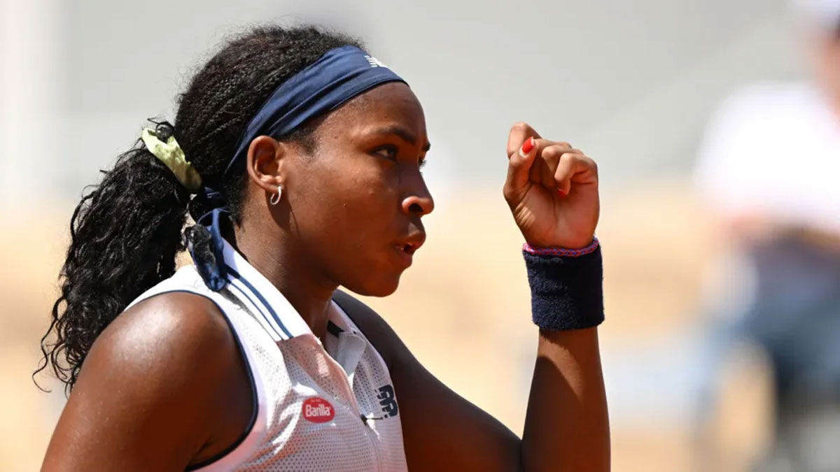 American Coco Gauff recovers to set up Swiatek French semi-final