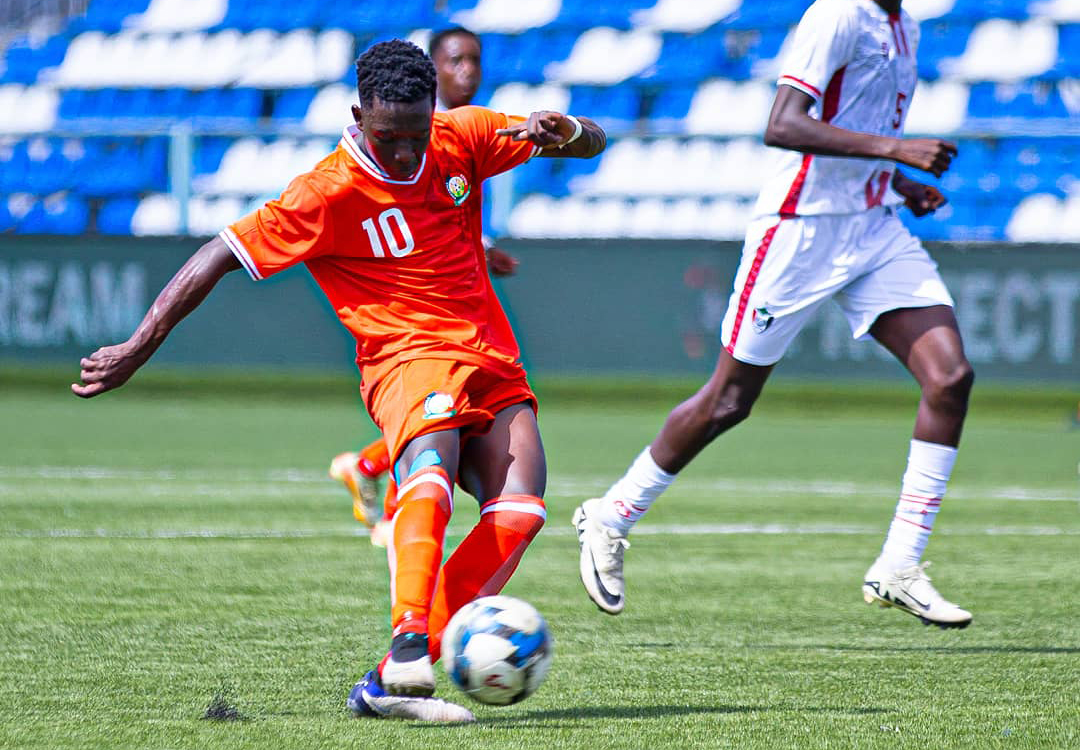 Aldrine Kibet hatrick powers Rising Stars closer to AFCON U20 ticket