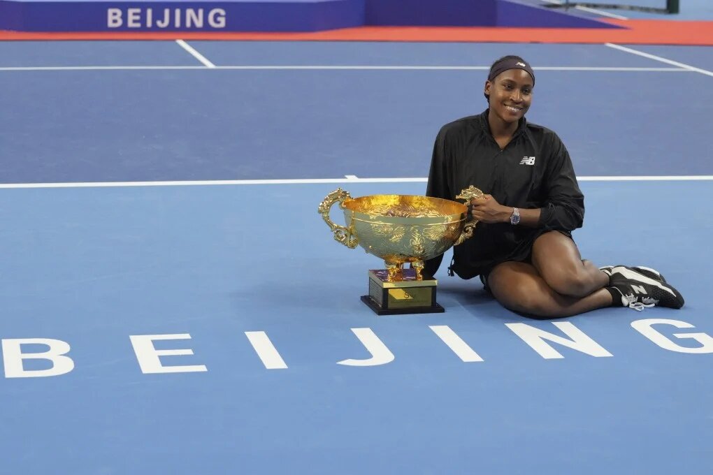 American Gauff beats Muchova in China for eighth WTA title