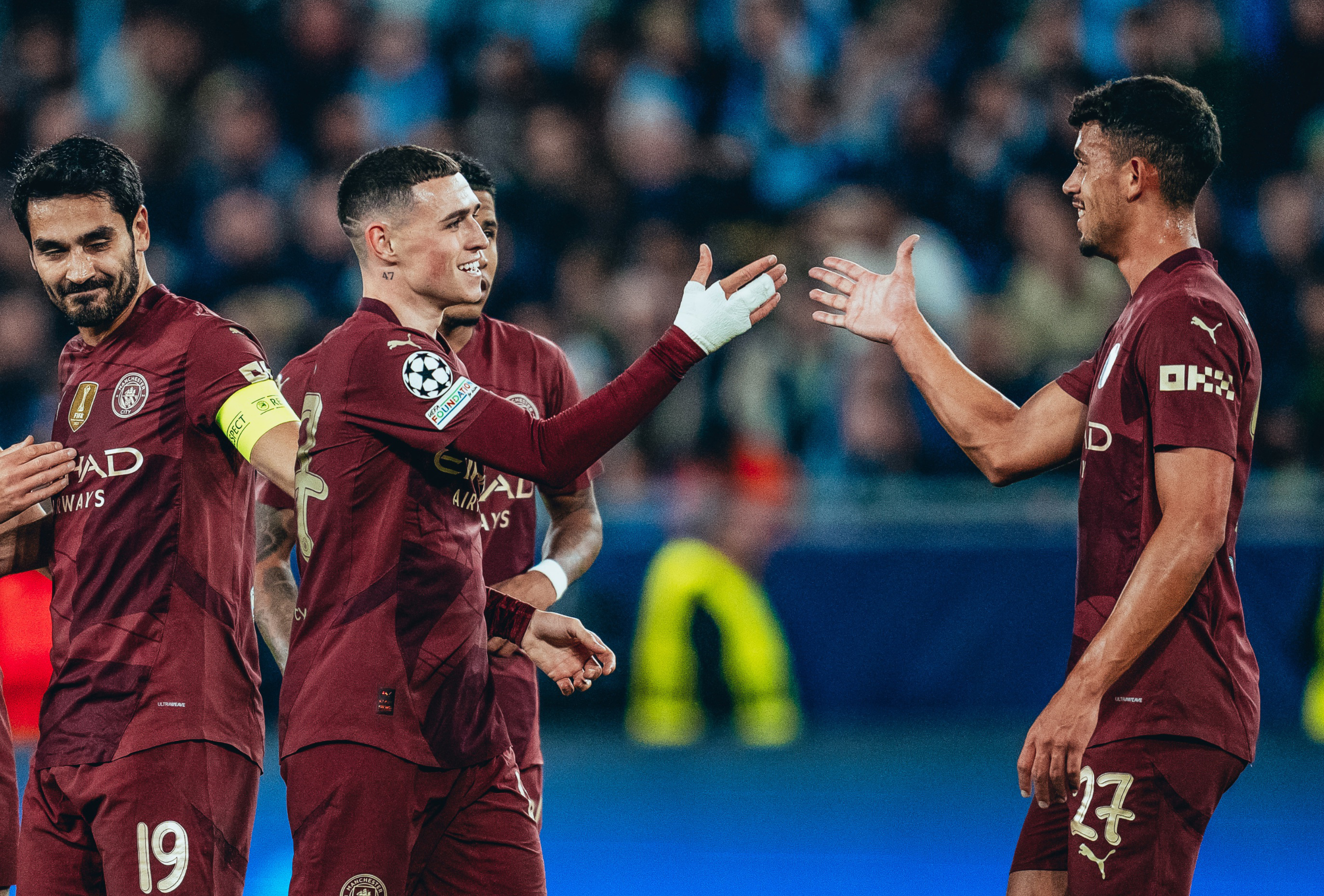 Foden stars as Man City stroll past Slovan Bratislava
