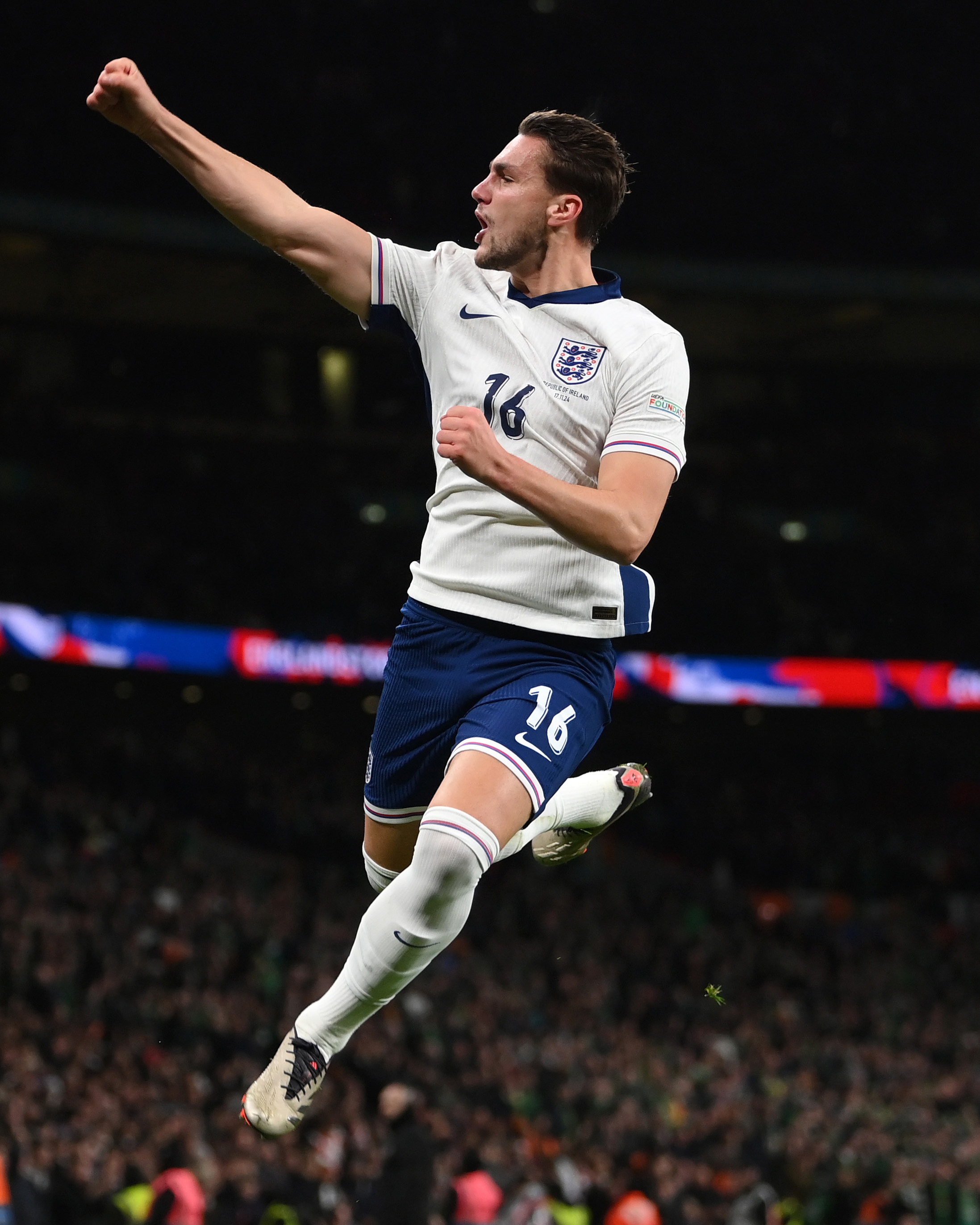 Three Lions roar into Uefa Nations League top tier after mauling Ireland