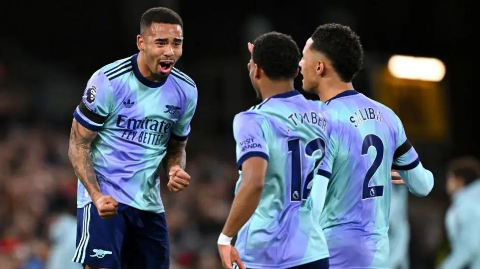Jesus on the rise as he grabs double in Arsenal win
