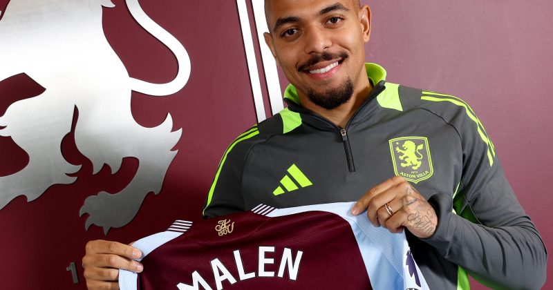 Villa sign forward Malen from Borussia Dortmund