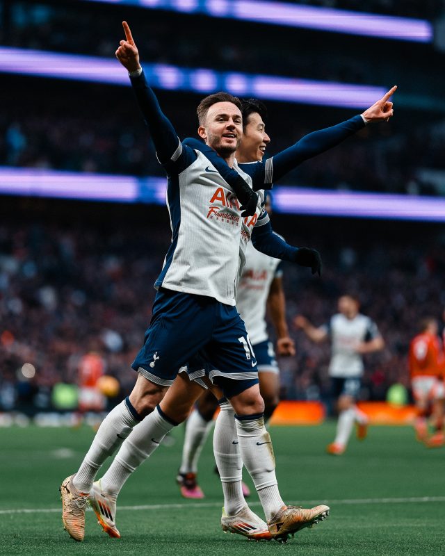 Maddison scores as Spurs edge Man United in ‘strugglers’ derby’