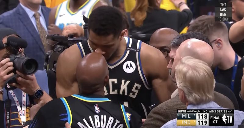 ‘Disrespectful’ dad criticised as Pacers beat Bucks