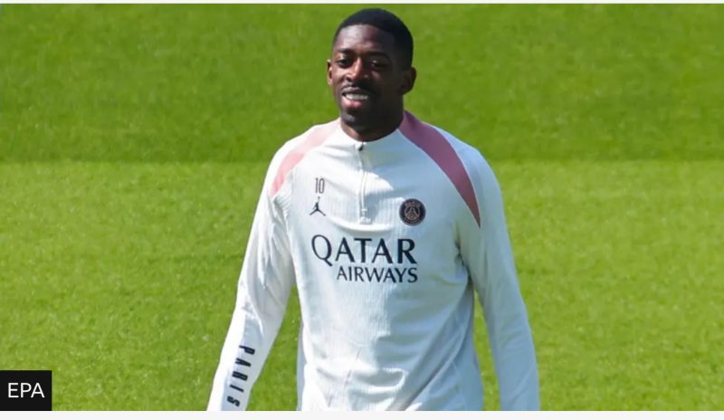 PSG’s Dembele fit for second leg against Arsenal