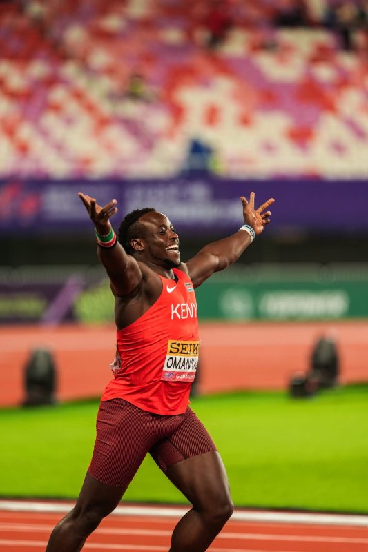 Kenya’s Omanyala led team qualify for men’s 4x100m World Champs in Tokyo