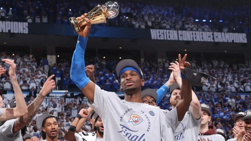 Oklahoma City Thunder make NBA finals but have ‘more work to do’