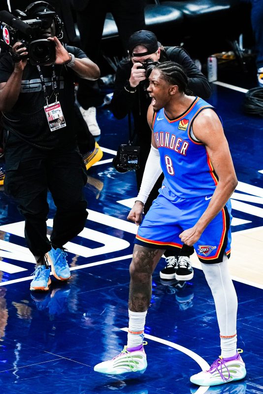 Thunder rally to beat Pacers and level NBA Finals