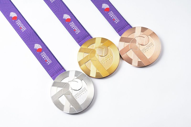 World Championships Tokyo 25 unveils official medal design to commemorate 100 days to go