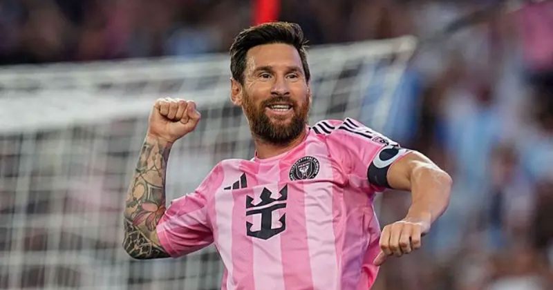 Messi nets brace to break MLS scoring record in Miami win