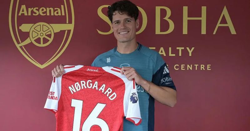 Arsenal complete signing of Brentford midfielder Norgaard