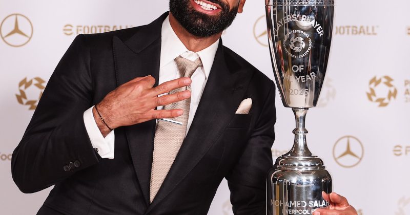 Salah and Rogers scoop PFA player of the year awards