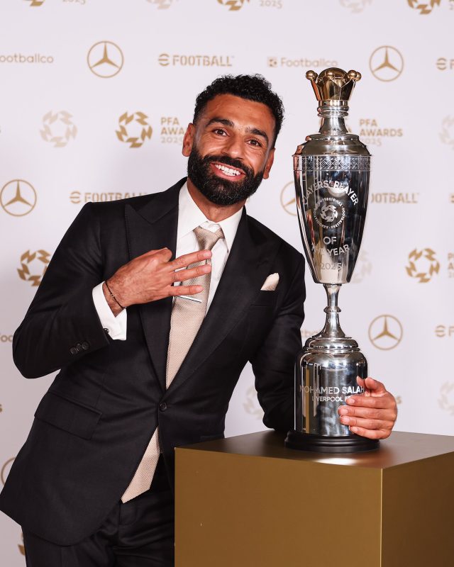 Salah and Rogers scoop PFA player of the year awards