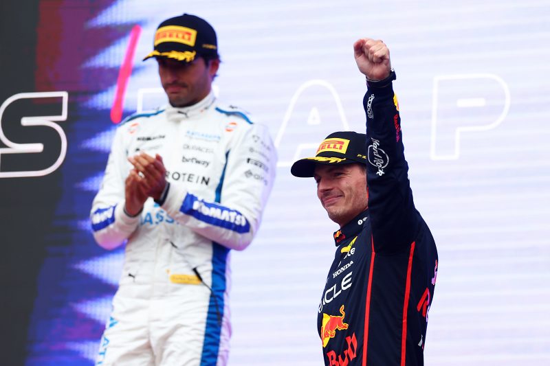 Verstappen wins in Baku after Piastri crashes out