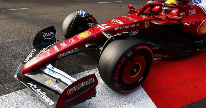 Azerbaijan GP: Norris crash ‘costly’ as Hamilton leads Ferrari 1-2