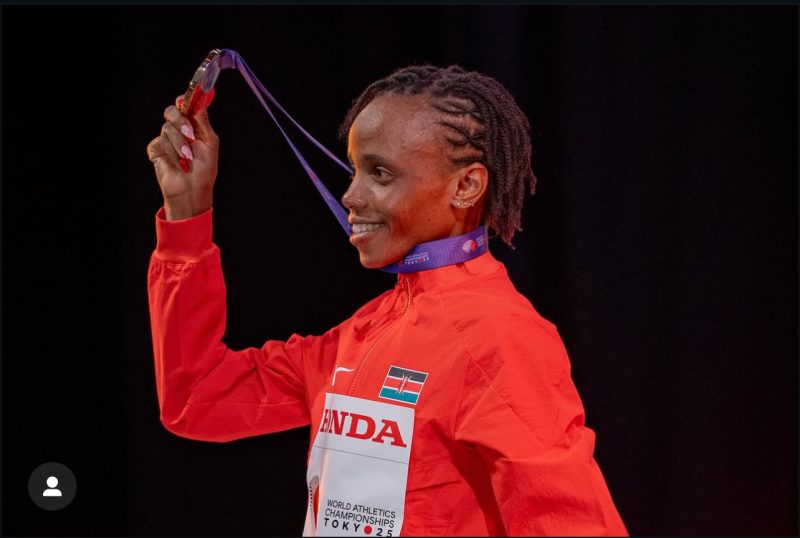 Chebet says she ‘feels complete’ after 5,000m world title