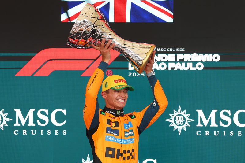 Norris takes control of title race with Sao Paulo win