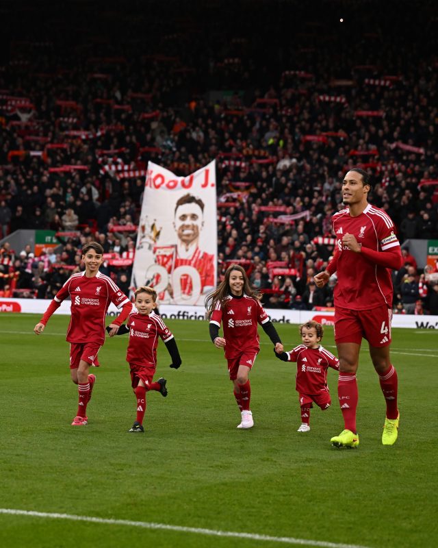 Jota’s widow thanks Liverpool fans for their ‘love’