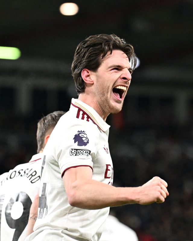 Rice double leaves sour taste in Cherries mouth as Arsenal intensify title charge