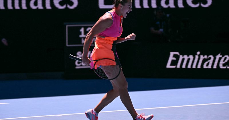 ‘Emotionally all over the place’ Sabalenka wins