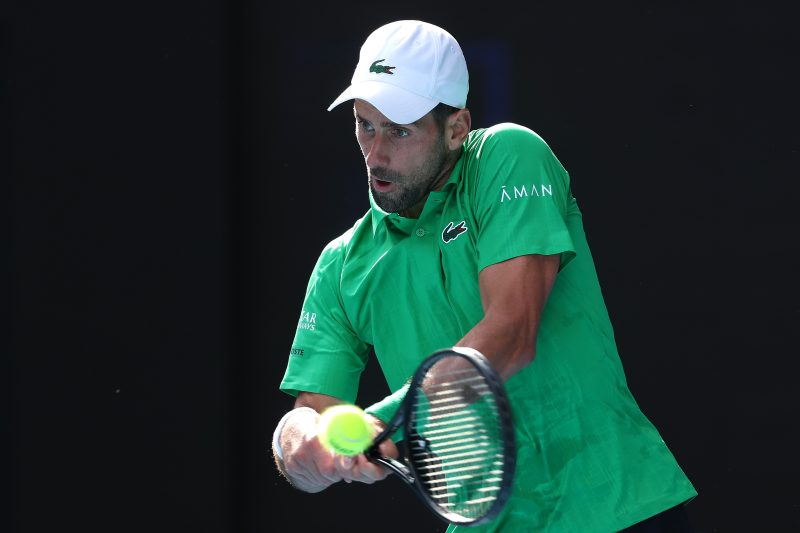 Djokovic scrapes into semis after Musetti injury