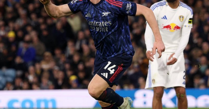 Rampant Gunners thrash Leeds to solidify top spot in Premier League