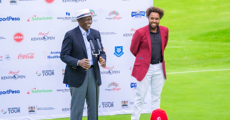 President Ruto reveals sporting plan for grandchildren after Magical Kenya Open