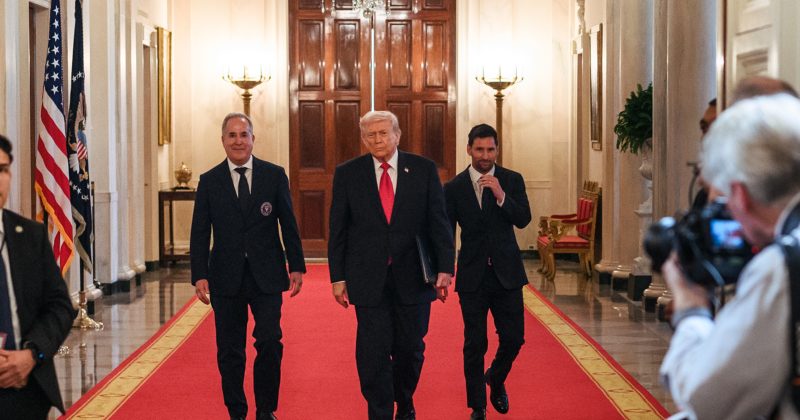Messi and Inter Miami meet Trump at White House