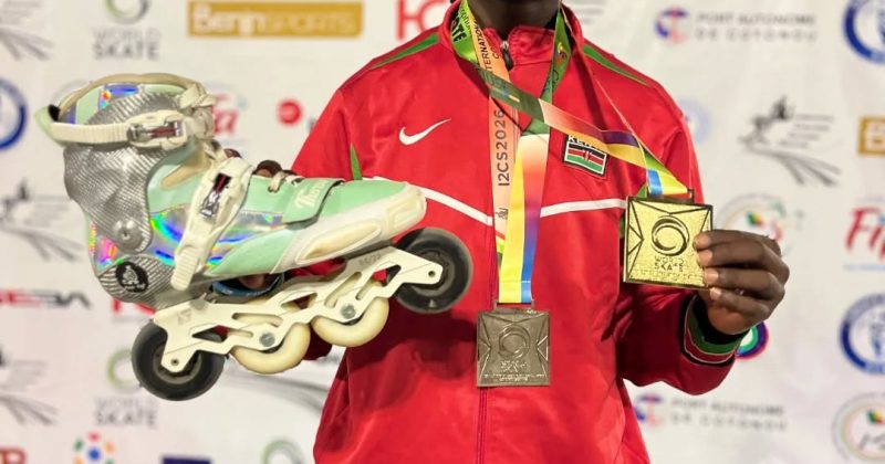 Teary Kenyan narrates tough journey to gold, silver at Skating Championships