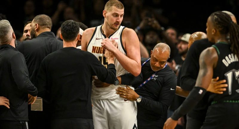 NBA Star Player Jokic Ejected After Scuffle In Nuggets’ Defeat