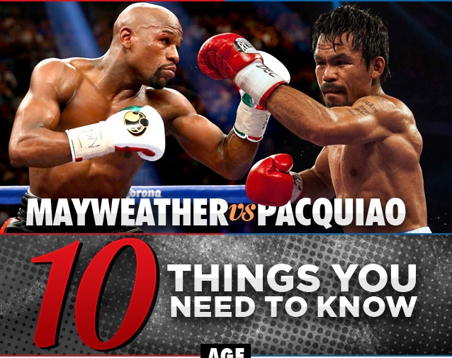 Infographic: Mayweather vs Pacquiao #MayPac