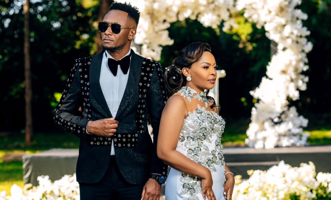 Bado Tupo! DJ Mo Surprises Wife Size 8 With A Billboard On Her 38th Birthday